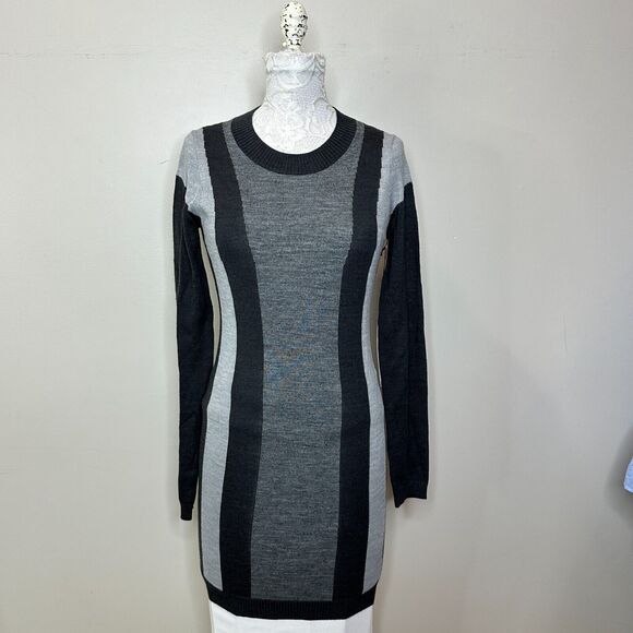 Susana Monaco Color Block Wool Blend Sweater Sheath Dress Women Small NWT - Picture 1 of 11